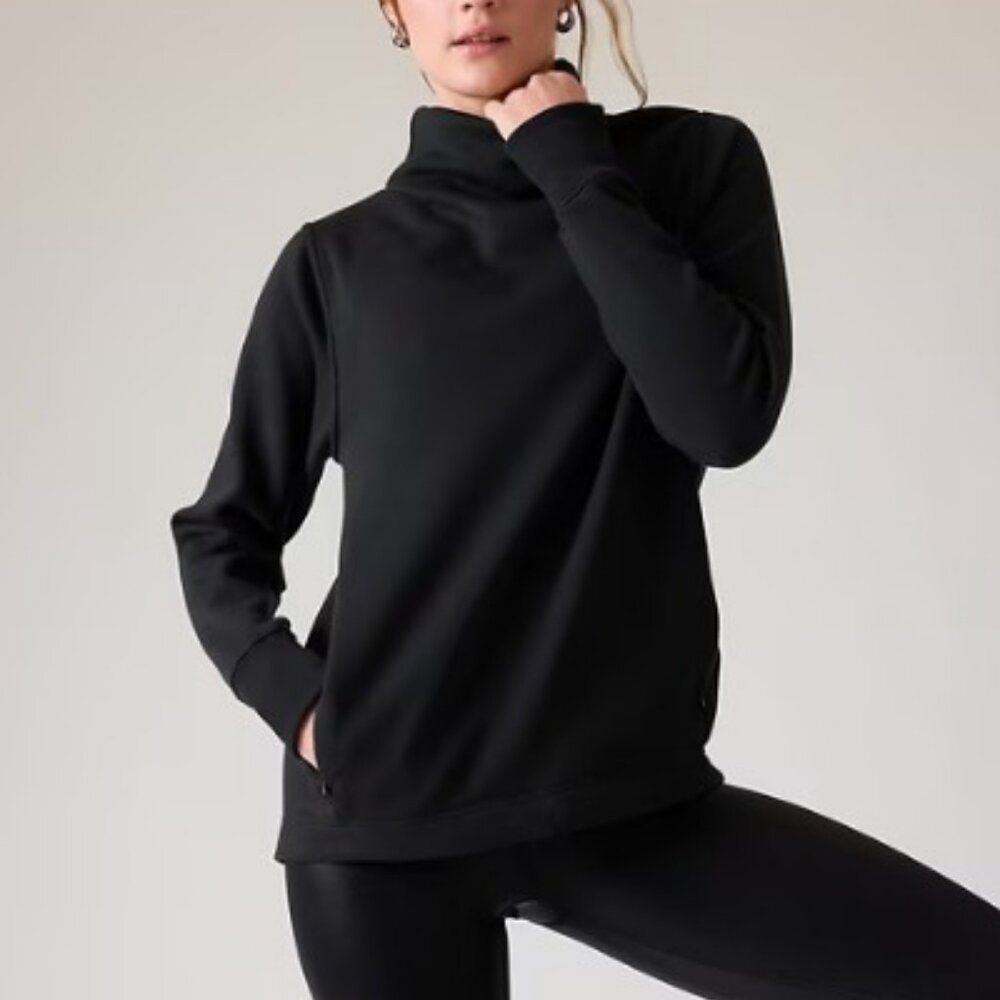 Athleta | Cozy Karma Twist Neck Sweatshirt